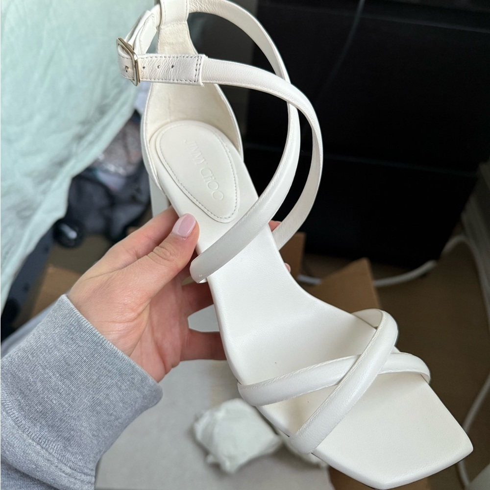 Jimmy Choo heels I bought for my wedding but didn’t end up using!